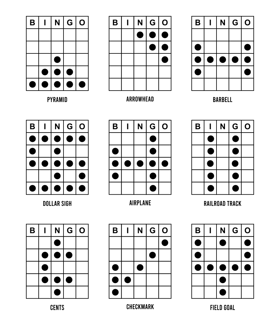 The Bingo Pattern Komo Poker